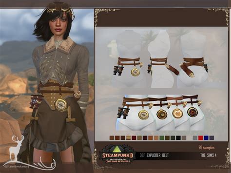 The Sims Resource Steampunked Explorer Belt Sims Sims 4 Sims