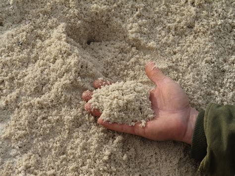 White Washed Sand At Full Circle Aggregates Serving Augusta Ga