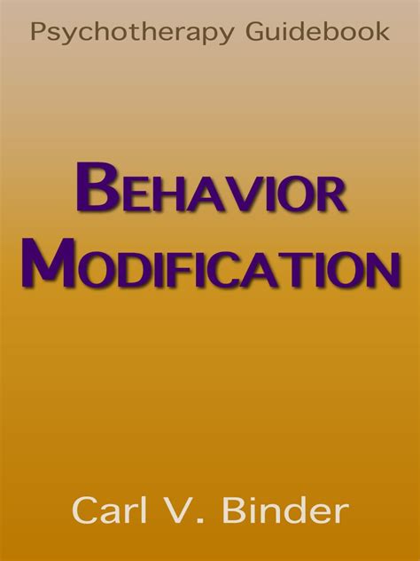 Behavior Modification Pdf Free Download Booksfree