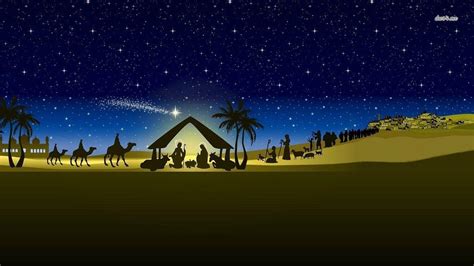 Free Nativity Scene Wallpapers Wallpaper Cave