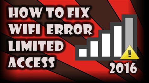 How To Fix Wifi Limited Access 2019 YouTube