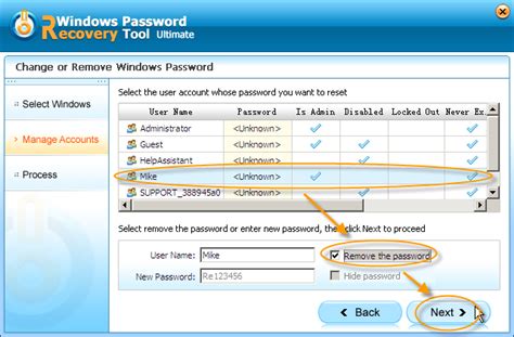 Windows Password Recovery Tool Ultimate