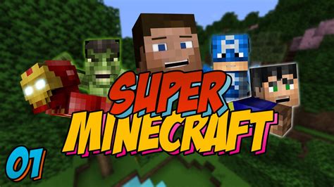 Super Minecraft Episode 1 Hall Tour Superhero Modpack Youtube