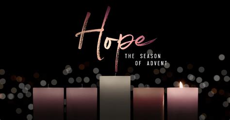 Advent Candlelight Hope Motion Video Background