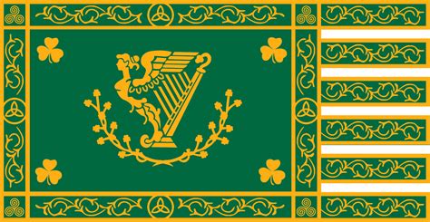 Ireland Irish Flag Flag Art Flag
