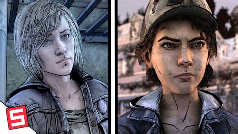 All Clementine And Violet Scenes The Walking Dead Final Season 4