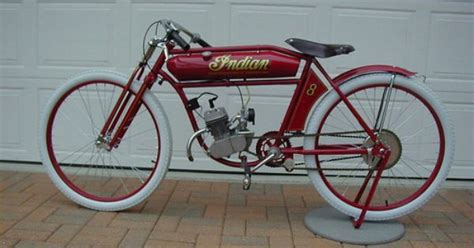 1914 Indian Board Track Racer Motorized Bicycles Board Track Replicas