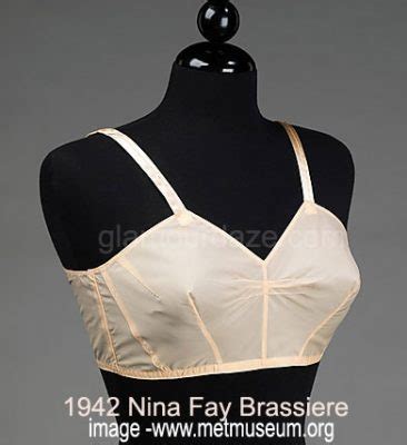 A Brief History Of The Bra To The S Glamour Daze