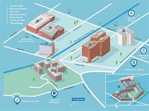 3d University Campus Map By Tom Woolley On Dribbble