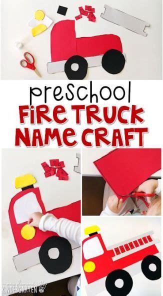 Trendy Fire Truck Craft Preschool Fine Motor Ideas Fire Safety