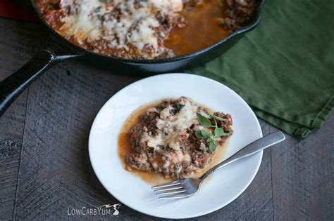 A Low Carb Skillet Lasagna Recipe From The Quick And Easy Ketogenic