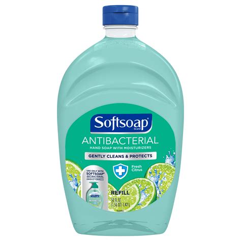 2 Pack Softsoap Antibacterial Hand Soap Refill Fresh Citrus 50 Oz