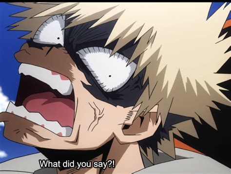 Bakugos What Did You Say Blank Template Imgflip