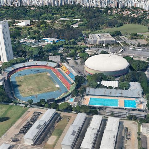 Complexo Desportivo Constâncio Vaz Ginásio Do Ibirapuera Natureza Urbana