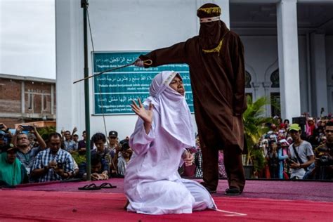 Malaysian Women Caned In Public For Violating Sharia Law