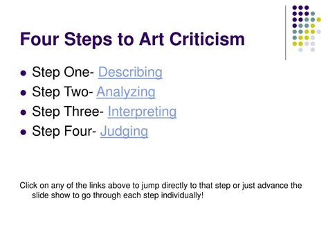 What Are The 4 Steps In Art Criticism Cloudshareinfo