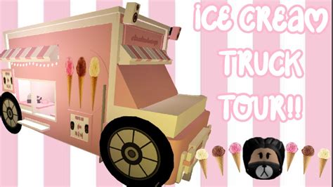 Bloxburg Ice Cream Truck Tour Roblox Iipinkslush Youtube