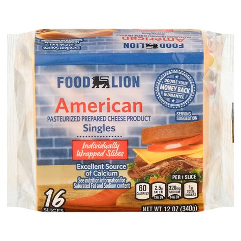 Save On Food Lion American Cheese Singles 16 Ct Order Online Delivery