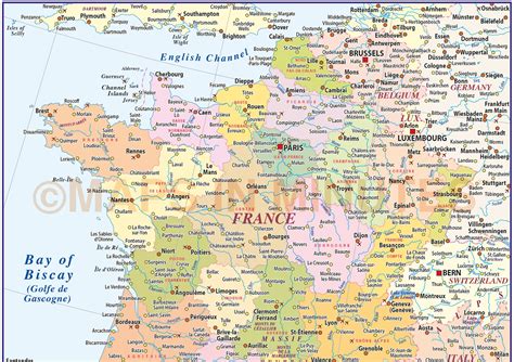 France Illustrator Vector Map