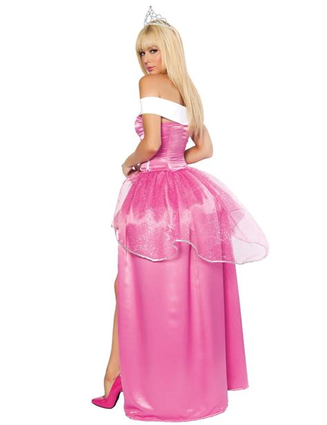 sexy pink princess costume halloween costume deluxe princess aurora costume adult women sleeping