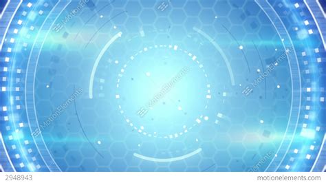 Blue Techno Abstract Loopable Background Stock Animation 2948943