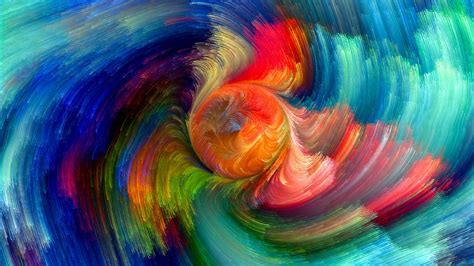Colorful Swirl Fractal Hd Abstract Wallpapers Hd