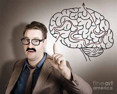 creative man thinking up brain illustration idea photograph by jorgo photography pixels