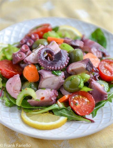 In this recipe it is paired with potatoes and fresh julienned vegetables. Insalata di polpo (Octopus Salad) | Memorie di Angelina ...