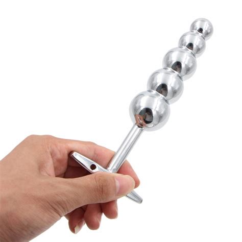 Portable Metal Long Anal Beads Big Anal Plug Prostate Massager Butt Plug Adult Sex Toys For Men