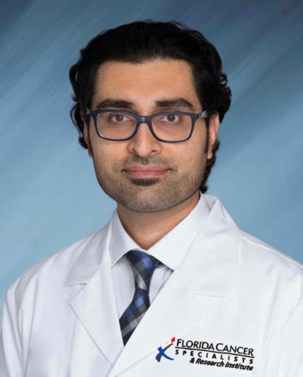 ahsan shah md a hematologist oncologist with florida cancer specialists research institute