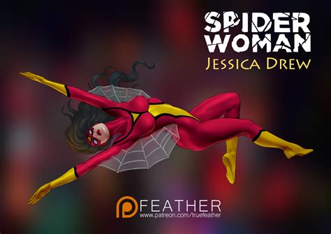 Spider Woman Poster By Feather Dofantasy Hentai Foundry