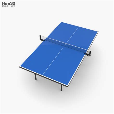 Ping Pong Table 3d Model Ph
