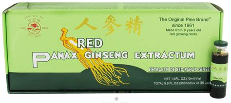 Song Shu Pai Red Panax Ginseng Extractum Oral Liquid 30 Vials
