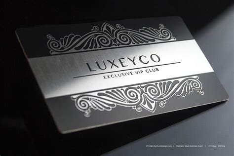 Stainless Steel Business Cards Rockdesign Luxury Business Card Printing