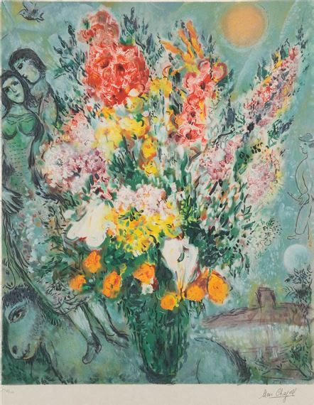 Marc Chagall Bouquet De Fleurs Mutualart