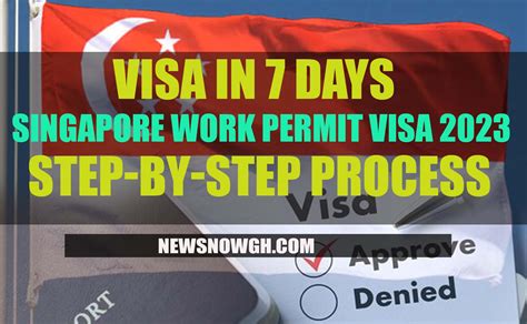 Application Process Singapore Work Permit Visa