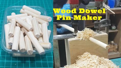 How To Make Wood Dowel Pins Youtube