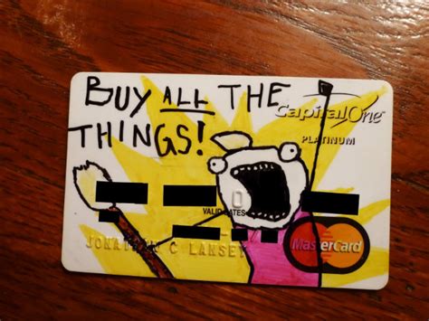 Funny Customized Credit Cards