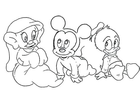 Disney Baby Coloring Pages Printable At Getdrawings Free Download