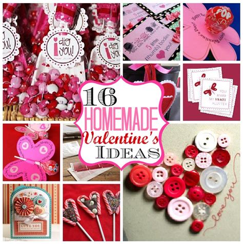 Handmade gifts for husband on birthday. 16 Homemade Valentine's Ideas