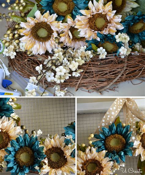 Sunflower Wreath Tutorial U Create
