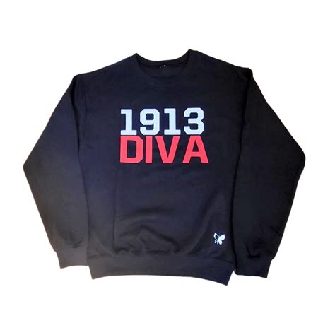1913 Diva Crewneck Sweatshirt Custom Ilmb Fitness