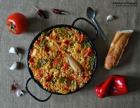 GÂTEAUX EN ESPAGNE Recette de paëlla au poulet traditionnelle