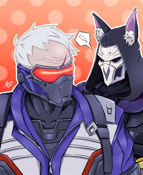 Reaper And Soldier 76 By Airisubaka On Deviantart