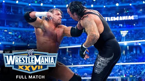 Full Match Undertaker Vs Triple H No Holds Barred Match