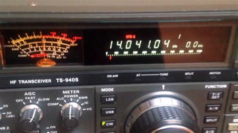 Kenwood Ts 940sat Cw Af Tune And Vbt Functionality Iw2noy Youtube