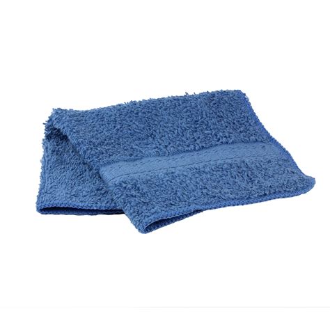 Mainstays Basic Solid Washcloth Blue Streak