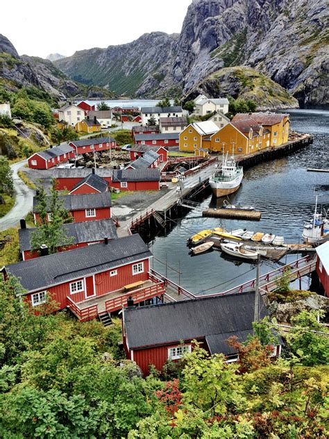 Remote Village In Nusfjord Lofoten Islands Norway By Minglik74