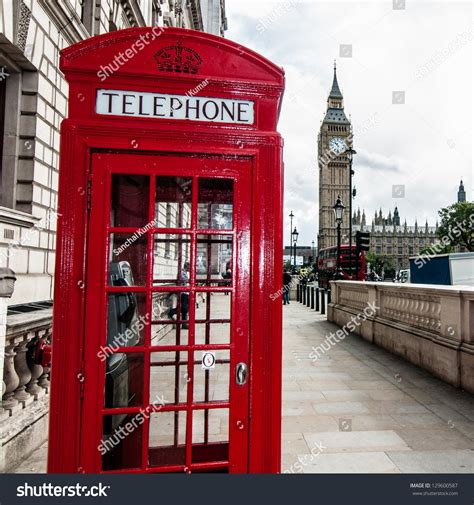 London Red Telephone Booth Big Ben Stock Photo 129600587 Shutterstock
