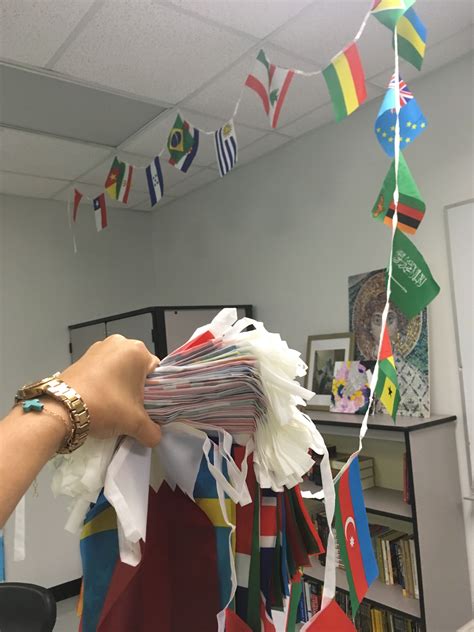 Decorating A World History Classroom With Flags From Around The Globe 🌎